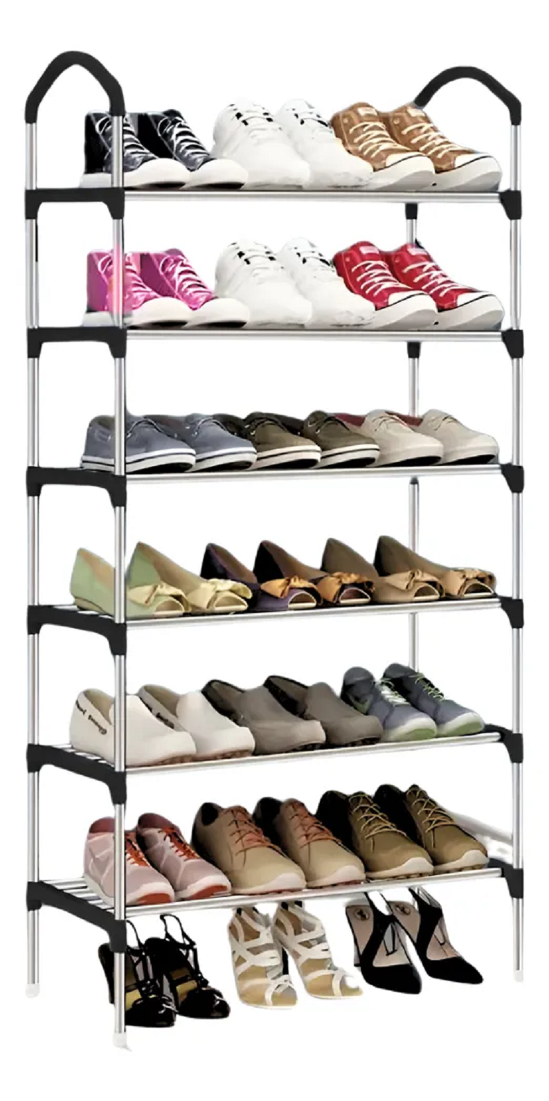 Organizador de zapatos 6 Niveles metalic